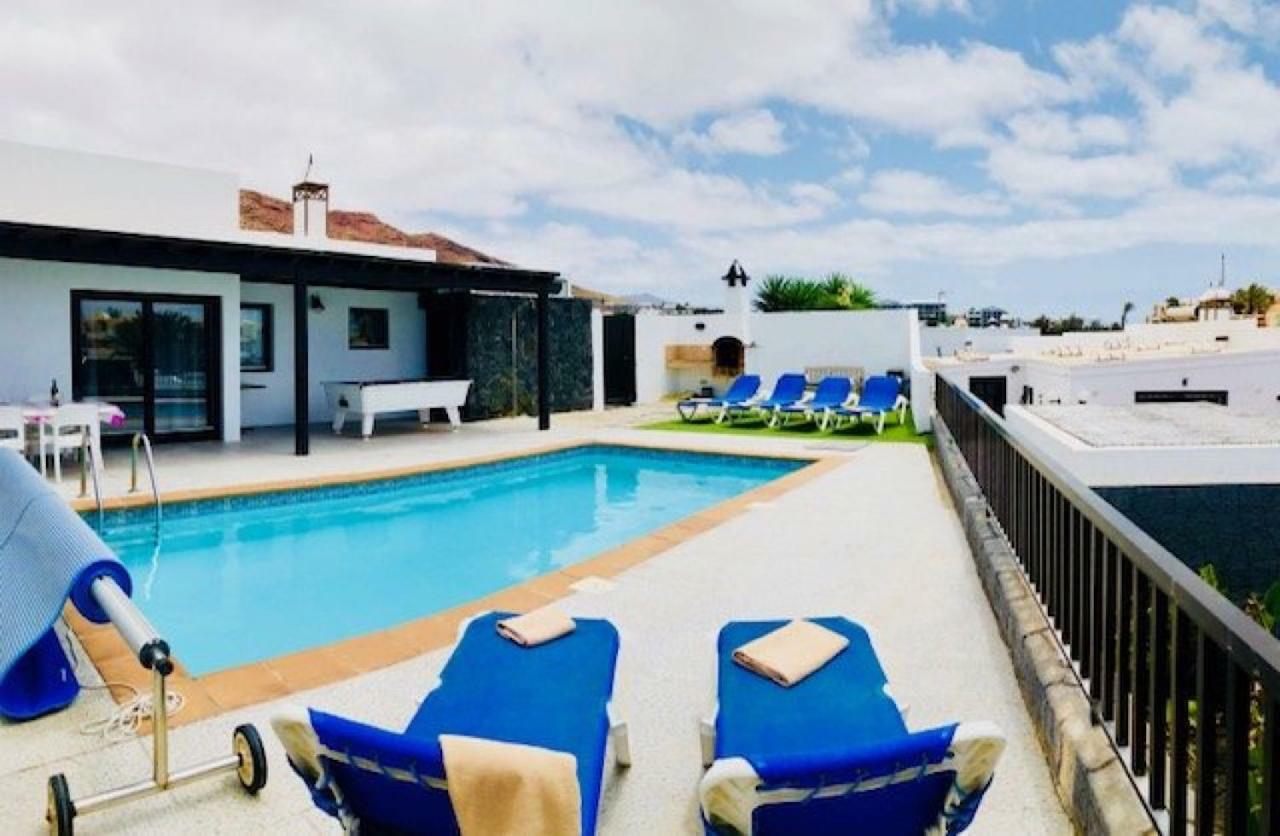 Villa Neptuno With Private Pool, Sea View, Sat-Tv & Free Wifi Playa Blanca  Buitenkant foto